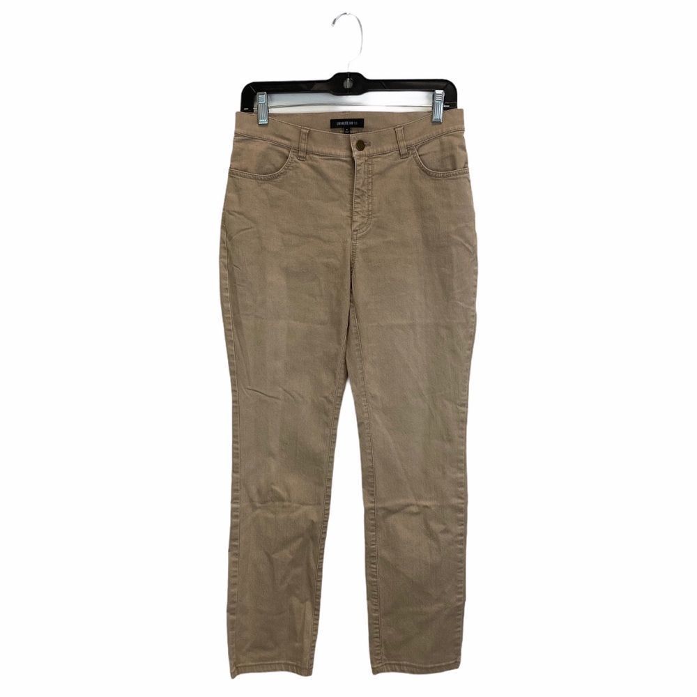 Lafayette 148 100% Cotton Brown Capri Pants Sz 4